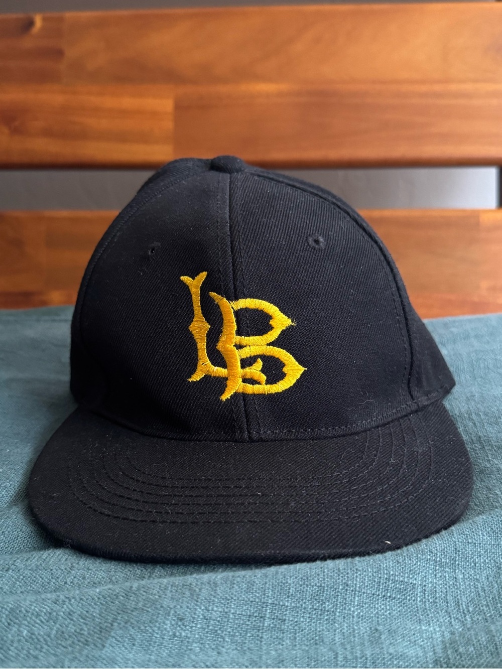 CSULB Director’s Circle Black Snapback Hat with Yellow LB logo Embroidery